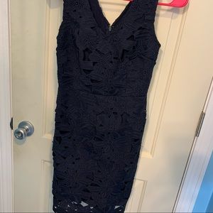 Banana republic blue flower dress